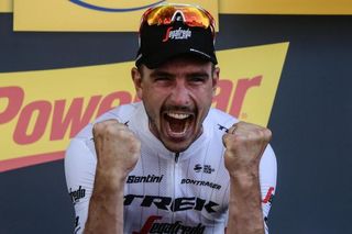 Understandibly so, John Degenkolb (Trek-Segafredo) was pretty excited to win after a long drought