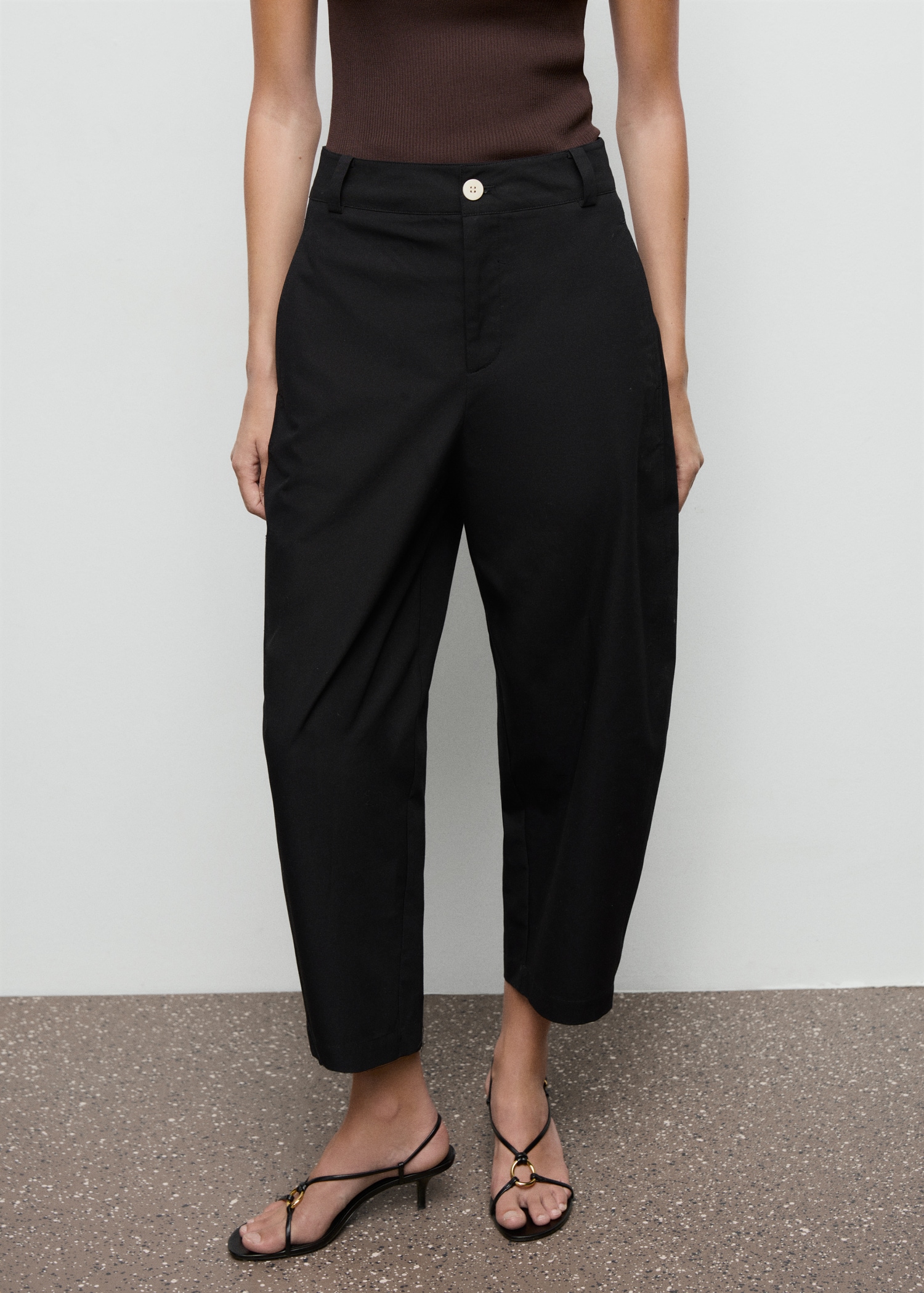 High-Waisted Balloon Pants - Women | Mango Usa