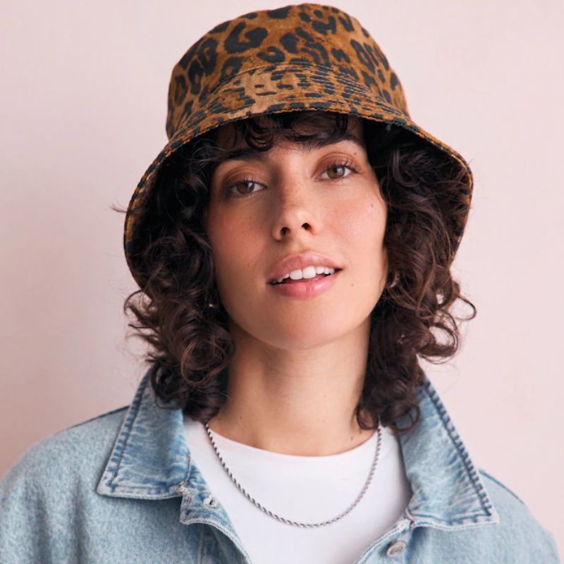 Image of leopard print hat