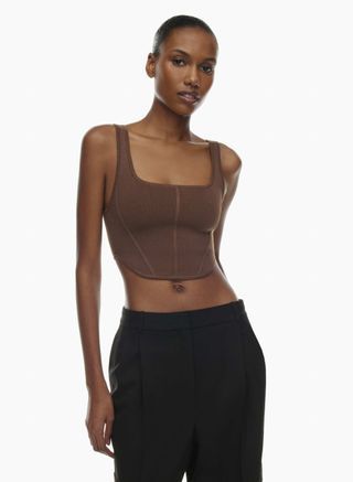 Babaton, Sculpt Knit Bustier Tank