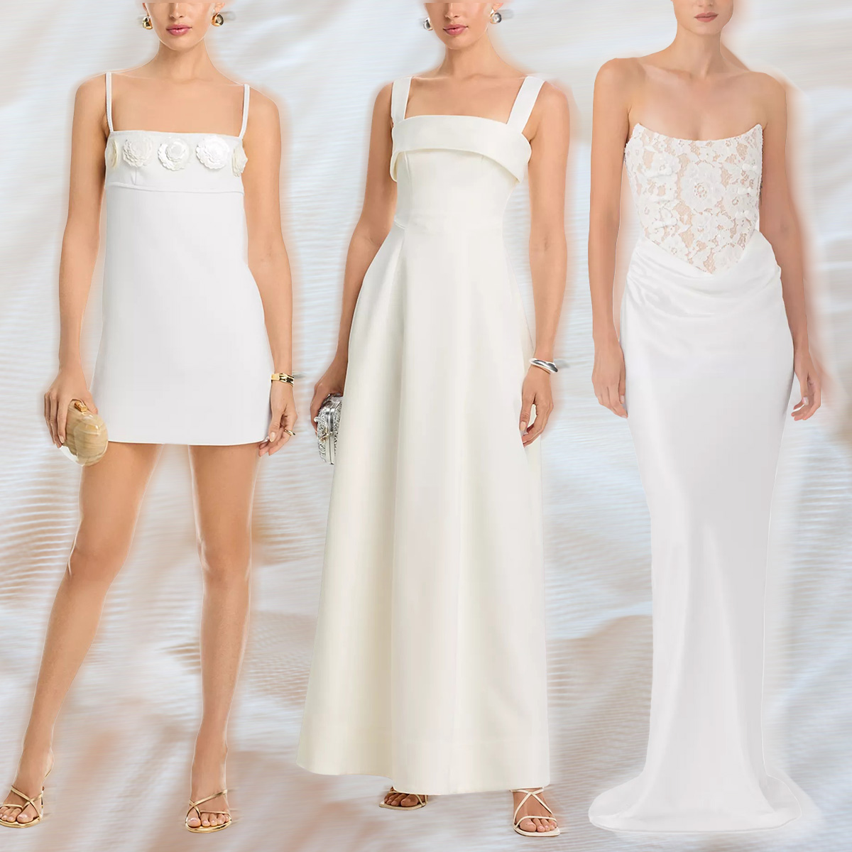 Bloomingdale's Bridal Dresses Collage