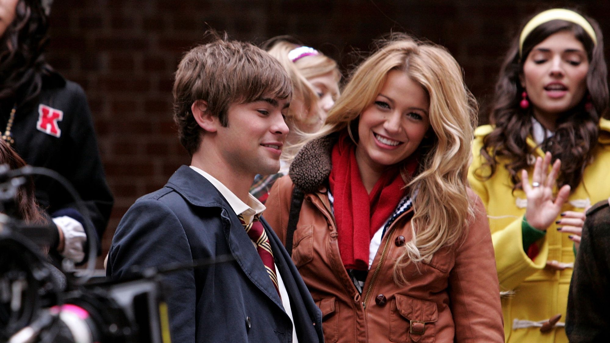 Blake Lively and Chase Crawford film Gossip Girl