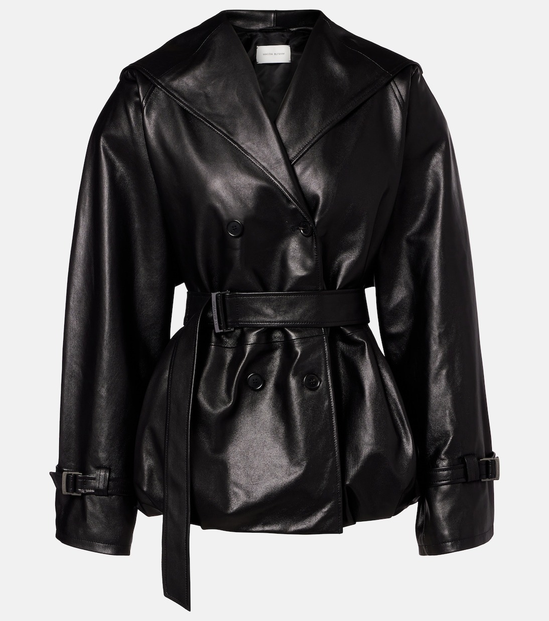 Magda Butrym, Hooded leather jacket