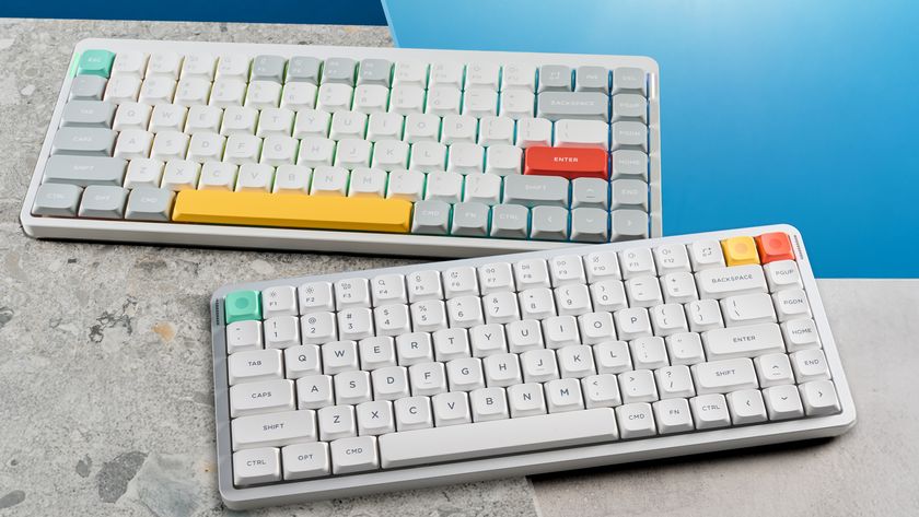 A composite picture with the NuPhy Air75 V3 and NuPhy Air75 V2