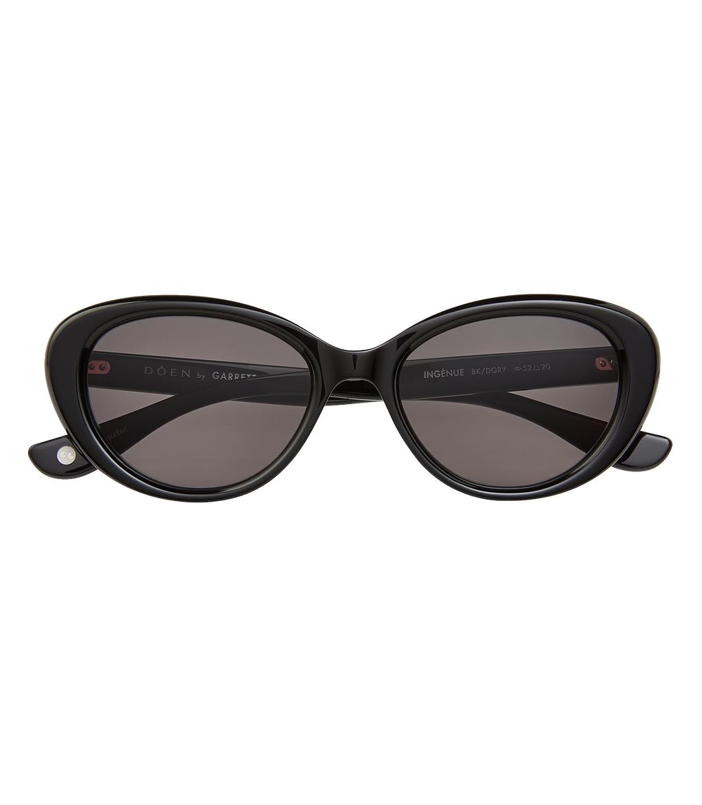 D&amp;Ocirc;en by Garrett Leight Ing&amp;Eacute;nue Sunglasses -- Black