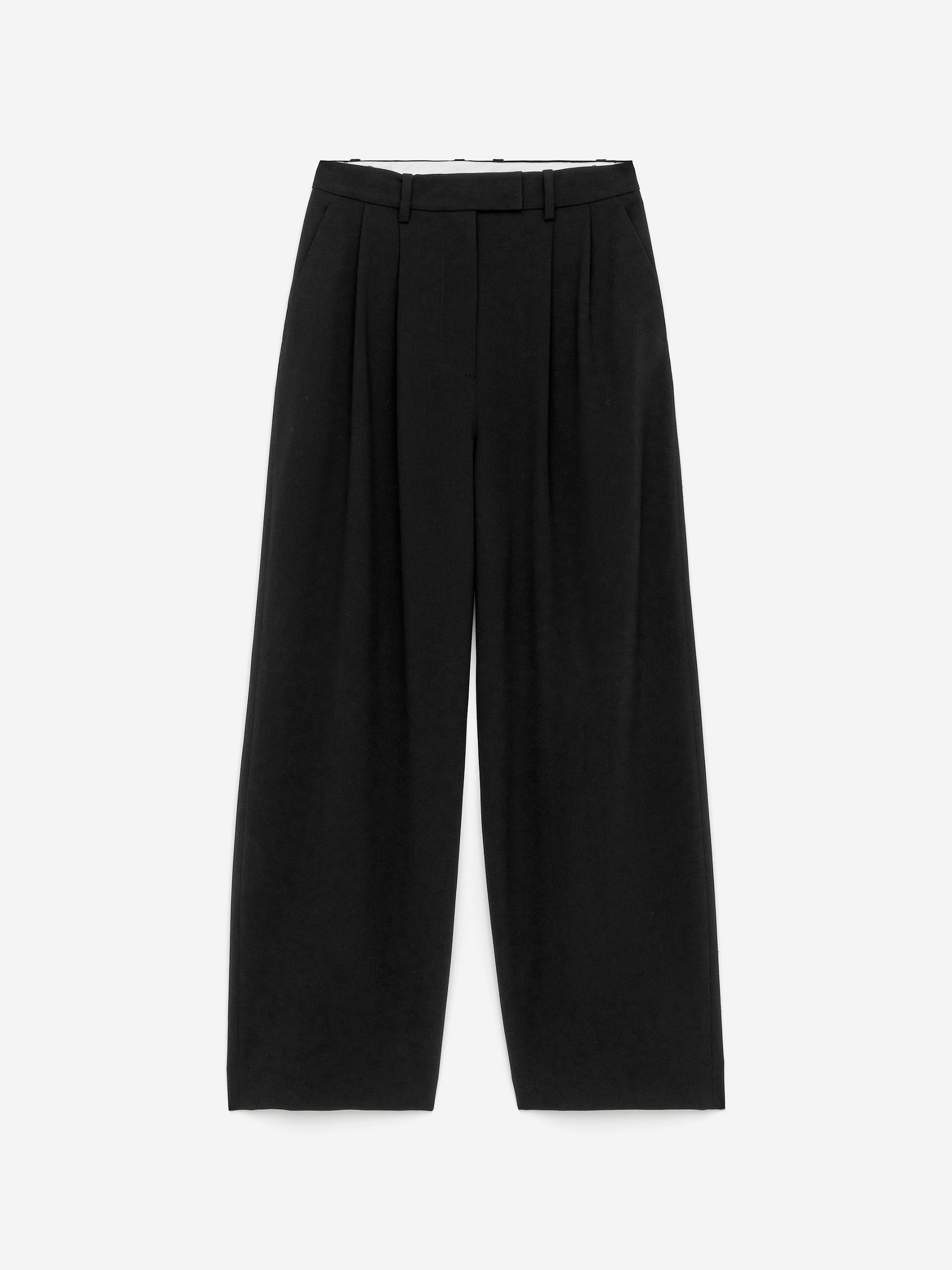 Wide-Leg Tailored Trousers &amp;ndash; Black &amp;ndash; Women &amp;ndash; Arket Gb
