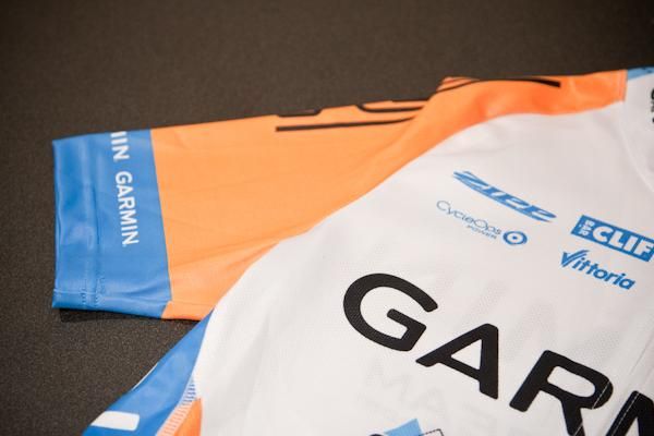 The "Aero" jersey has a special fabric that clings to the body and eliminates drag, while providing excellent wicking properties.