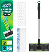 Swiffer  Sweep & Mop Deluxe 2-in-1 Floor Mopping and Sweeping Kit 