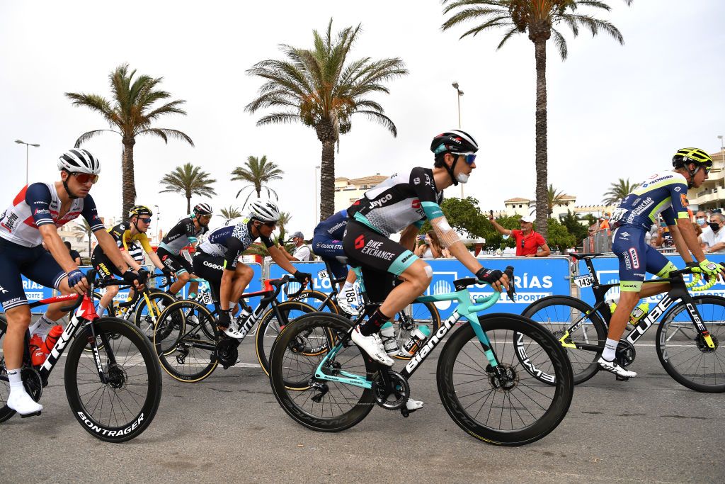 RINCON DE LA VICTORIA SPAIN AUGUST 24 Mikel Nieve Ituralde of Spain and Team BikeExchange prior to the 76th Tour of Spain 2021 Stage 10 a 189km stage from Roquetas de Mar to Rincn de la Victoria lavuelta LaVuelta21 on August 24 2021 in Rincon De La Victoria Spain Photo by Stuart FranklinGetty Images