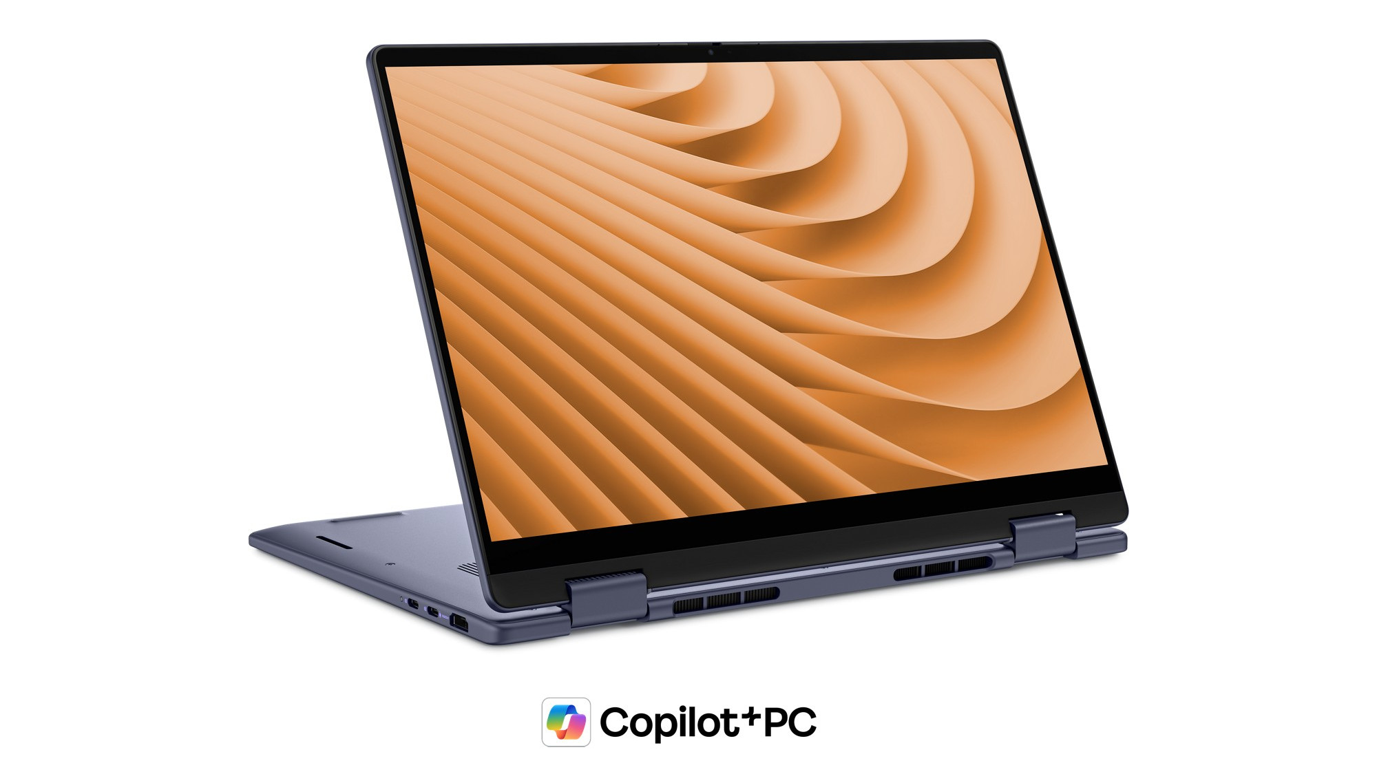 Dell 14 Plus Laptop 2-in-1 in stand mode