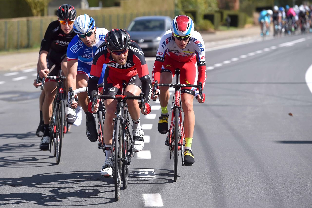 Danilo Wyss (BMC) on the front