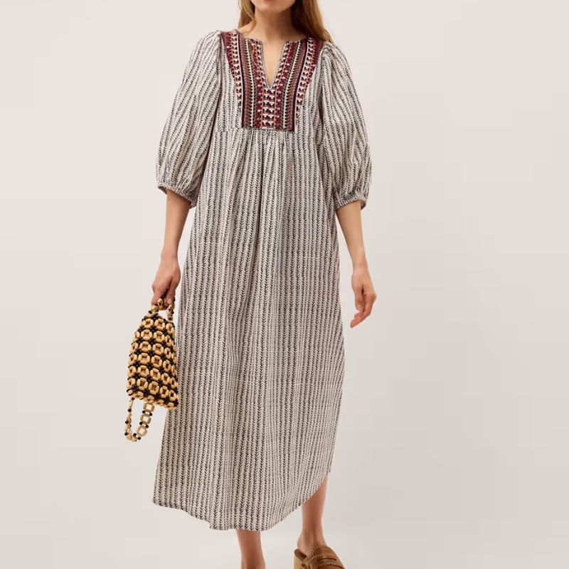 M&amp;amp;S, loose-fitting midi dress