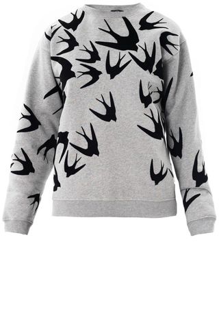 McQ Alexander McQueen Swallow Print Sweatshirt, £205