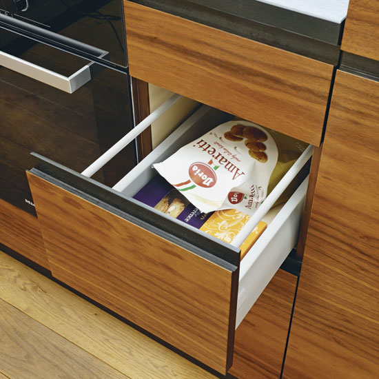 kitchen with wooden floor and cabinet