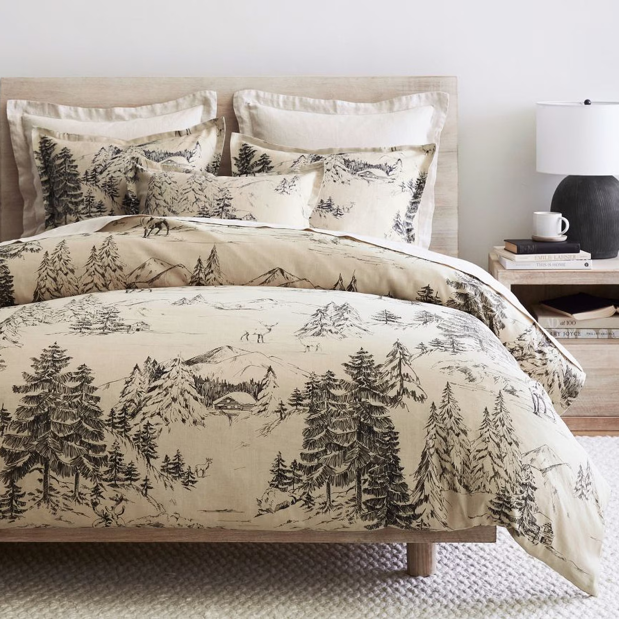 Pottery Barn, Rustic Forest Duvet Cover