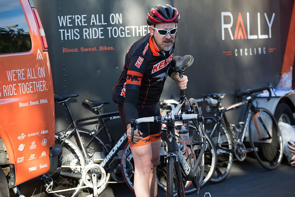 Rally Cycling team camp in California, part of the VIP ride