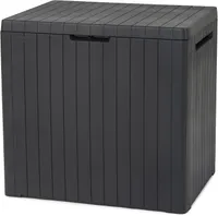 Keter City 113L Outdoor 96% recycled Small Balcony Garden Furniture Storage Box Keter City 113L Outdoor 96% recycled Small Balcony Garden Furniture Storage Box