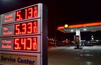 Gas prices in Los Angeles on Feb. 25, 2022