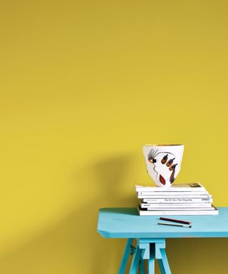 Annie Sloan Wall Paint English Yellow Home Office