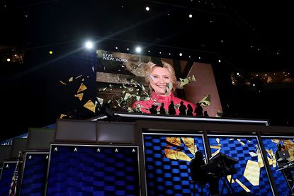 Hillary Clinton's DNC video appearance.