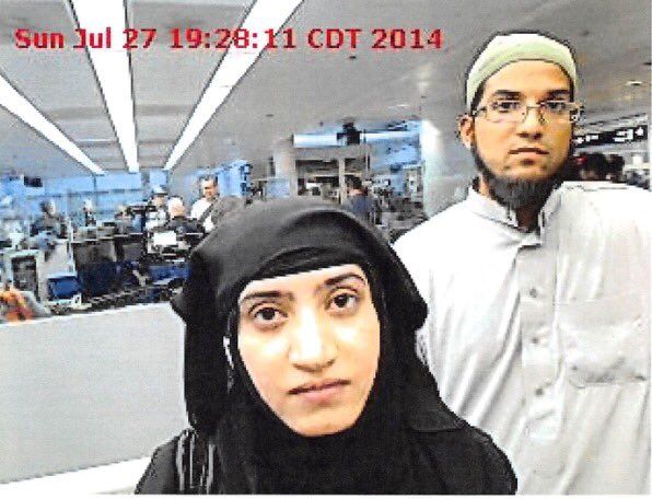 Tashfeen Malik and Syed Farook.