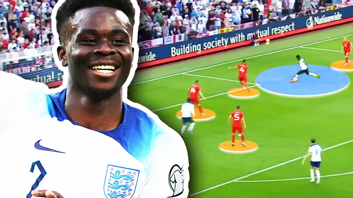 Bukayo Saka é o jogador mais importante da Inglaterra