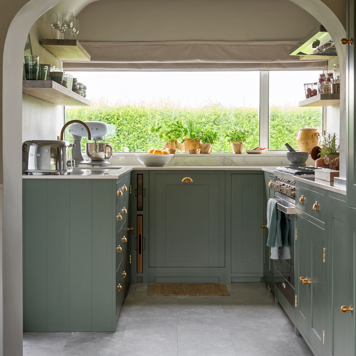 TV chef Donal Skehan's green kitchen is packed with design gems | Ideal ...