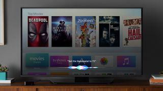 Siri controlling HomeKit accessories on tvOS 10