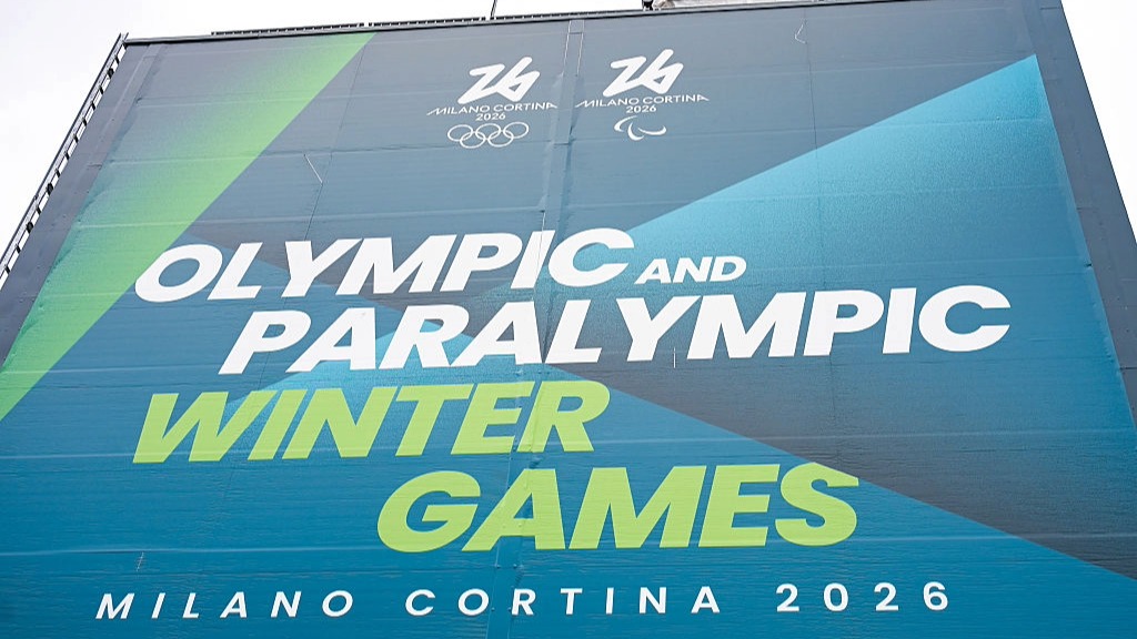 A general shot of Winter Olympic and Winter Paralympic 2026 branding.