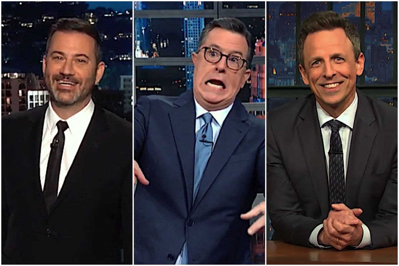 Late night hosts preview Trump&amp;#039;s impeachment defense