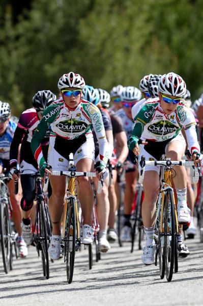 Colavita comes to the front after they get a rider up the road.