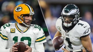 Aaron Rodgers and Jalen Hurts will face off in the Packers vs Eagles live stream