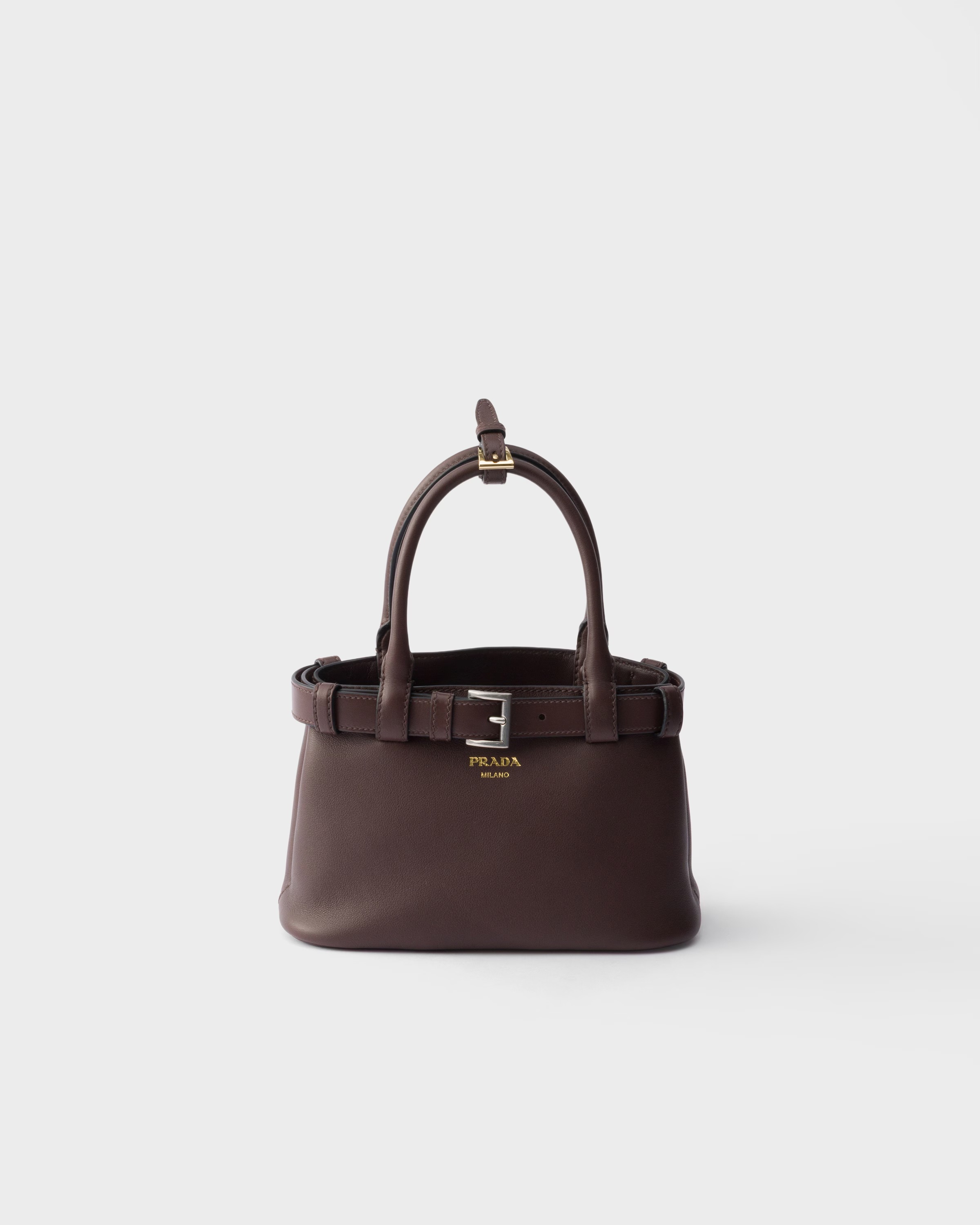 Prada, Prada Buckle small leather bag with belt