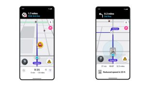 Waze's new speed limit and emergency vehicle alerts