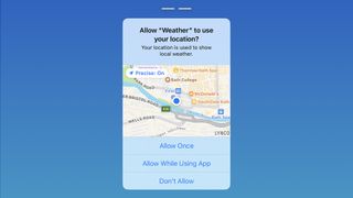 Location services on iPhone