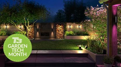 Philips Hue smart garden lighting