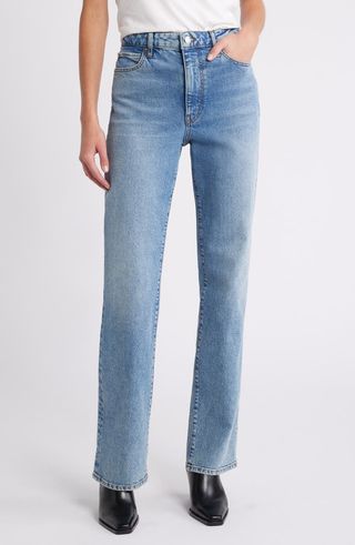 The Ruler High Waist Straight Leg Jeans