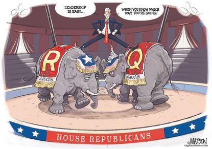 Political Cartoon U.S. mccarthy gop qanon greene