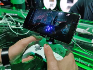 Project xCloud, seen here in a 2019 hands-on, could find a home on the Galaxy Note 20.