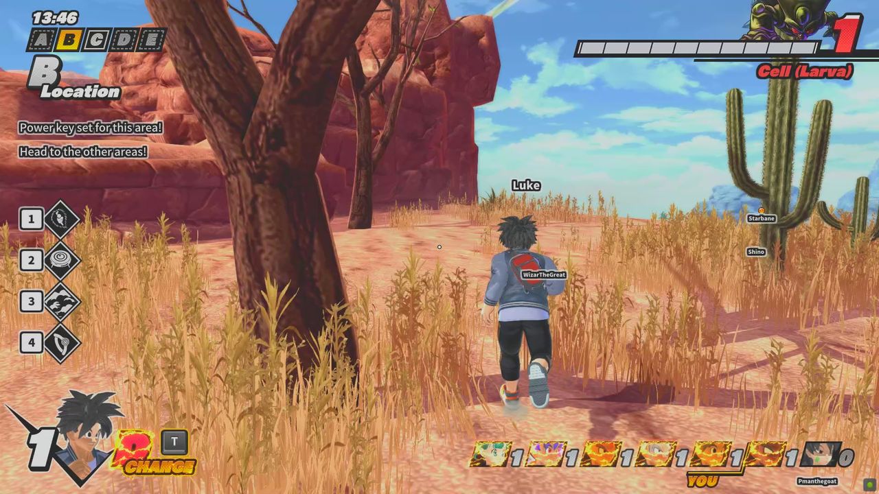 Dragon Ball: The Breakers off-brand Gokus