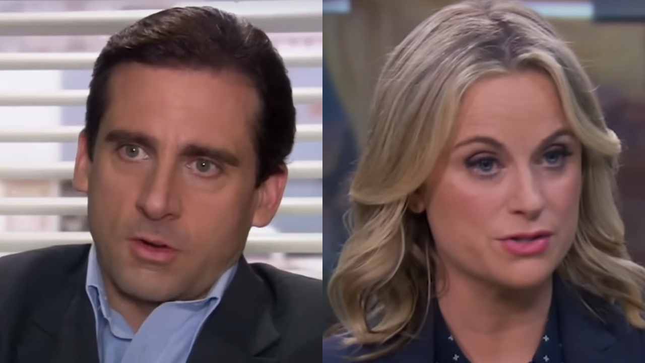 Steve Carell on The Office and Amy Poehler on Parks and Recreation