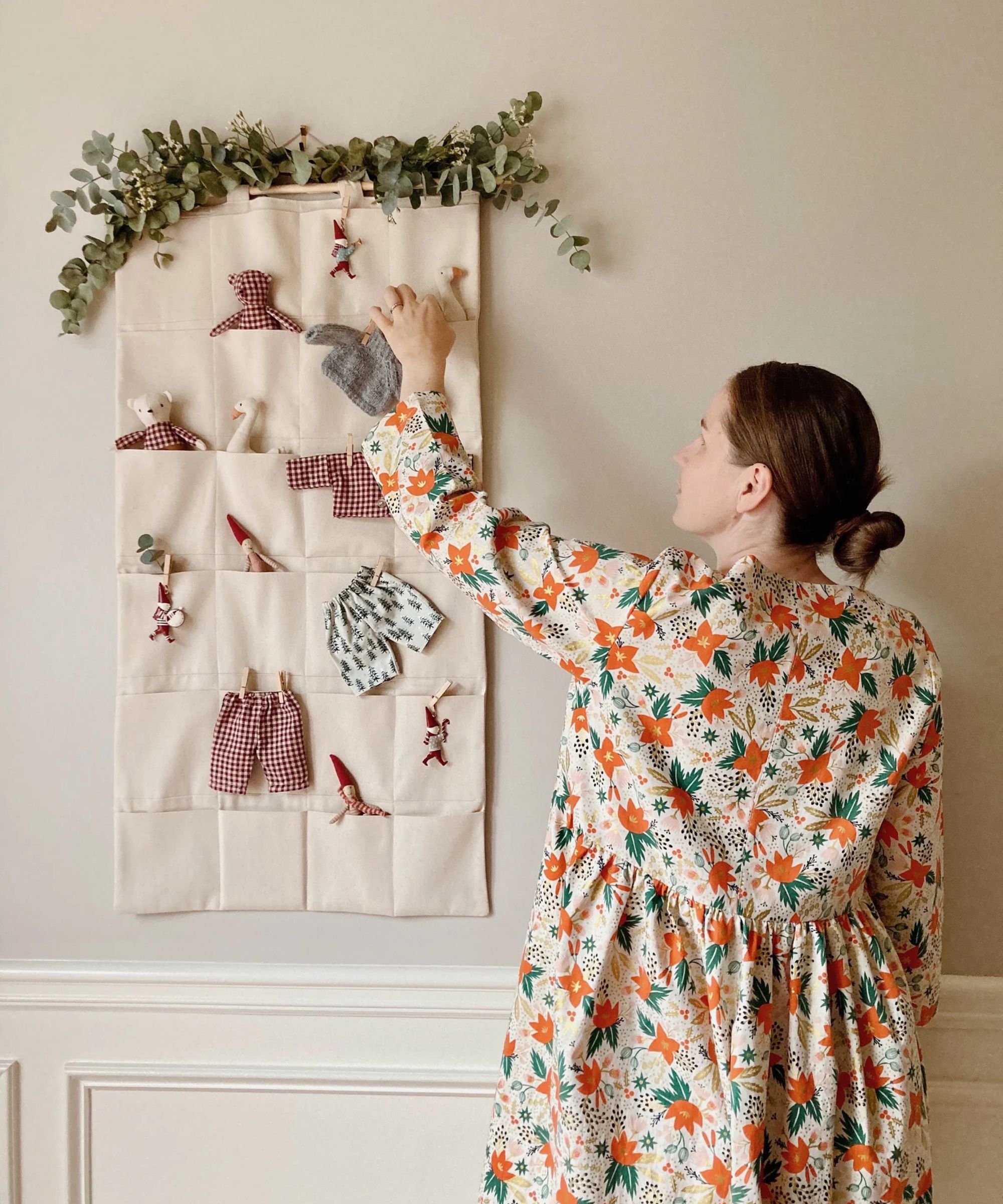 Etsy DIY wall organizer sewing pattern