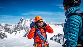 Alpinist wearing a Montane Jacket