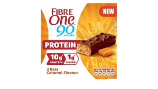 Fibre One caramel flavour bars are healthy cereal bars