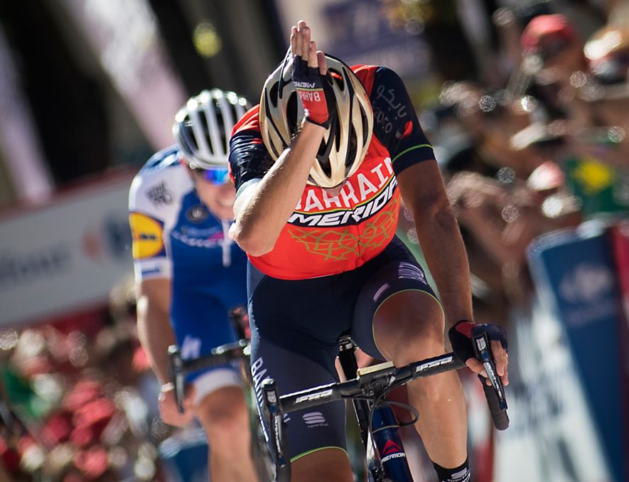 Vincenzo Nibali (Bahrain Merida) wins stage 3 of the Vuelta a Espana