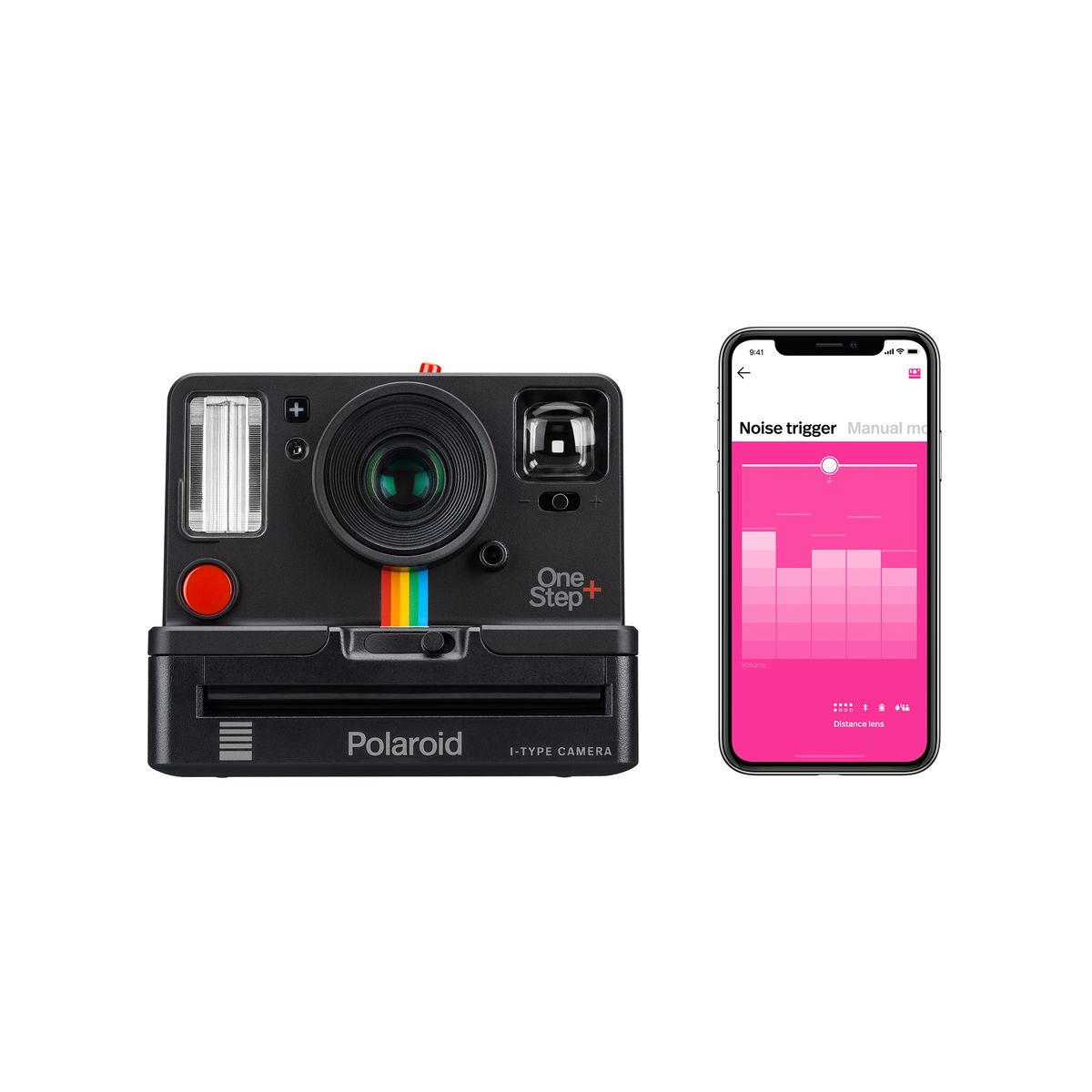 Control the camera with your smartphone and the Polaroid Originals app