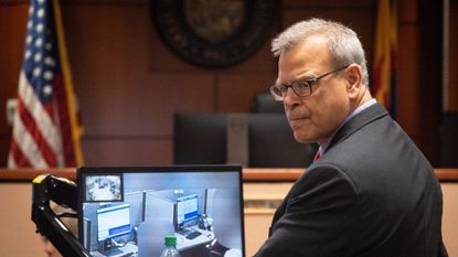 Attorney Kurt Olsen during Kari Lake&rsquo;s election challenge trial in 2023.