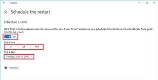 Windows 10 May 2021 Update postpone option