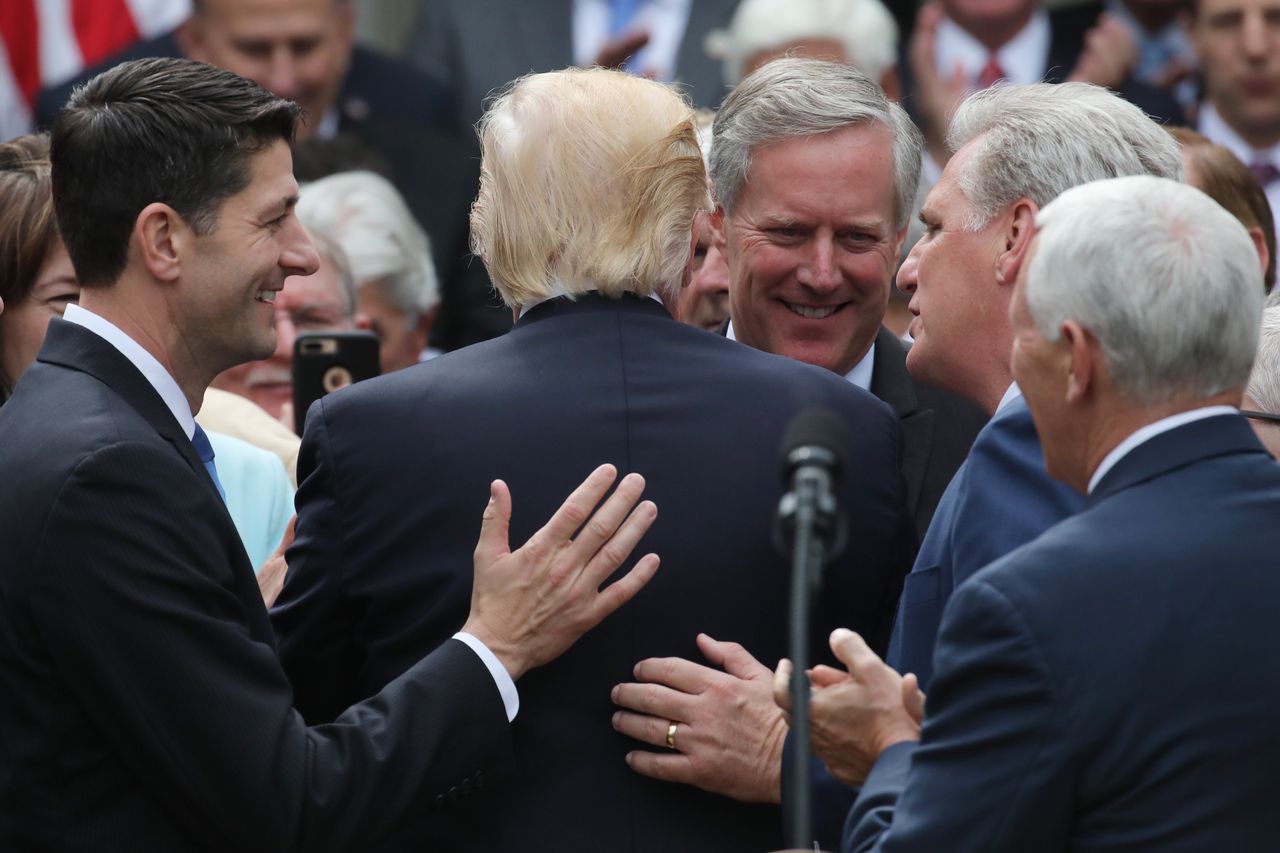 President Trump and House Republicans.