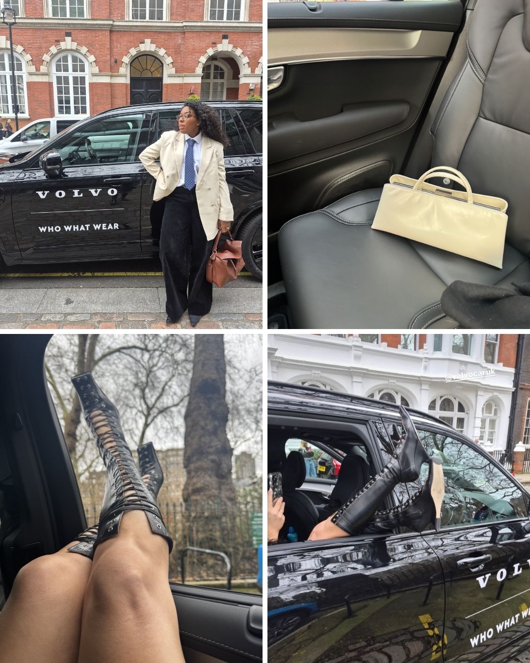 Collage of Volvo car